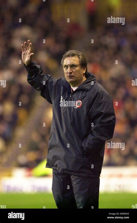 Football manager Neil Warnock Wolverhampton Wanderers v Sheffield ...