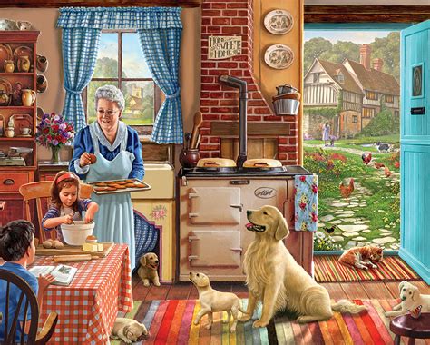 Cozy Kitchen, 300 Pieces, White Mountain | Puzzle Warehouse