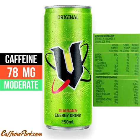 How Much Caffeine is in a V Energy Drink?