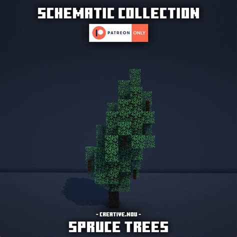 Spruce Trees (Schematic Collection) Minecraft Map