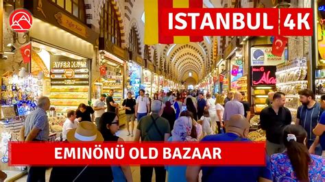 Eminönü Old Bazaar Best Place To Shop In Istanbul 2023 Walking Tour|4k 60fps - YouTube