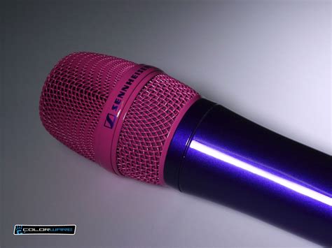 Need a custom microphone? We've got the perfect solution. A colorful Sennheiser microphone in ...