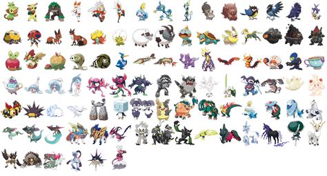 The Pokemon from gen 8. by LukeHatesWinner on DeviantArt