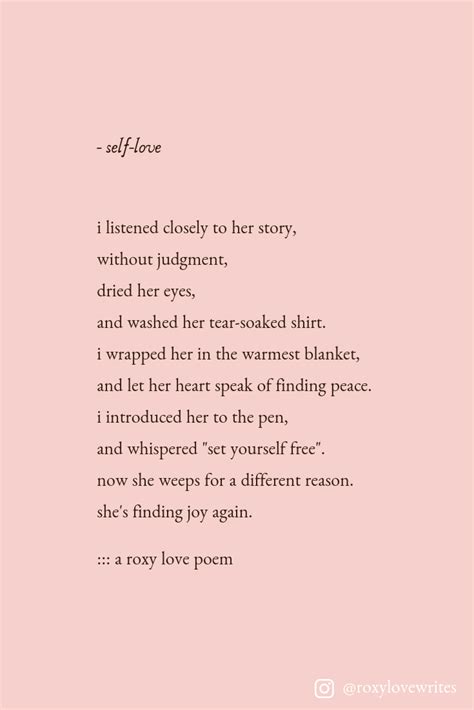 Self-Love Poem By Roxy Love | Self love poems, Self love, Love poems