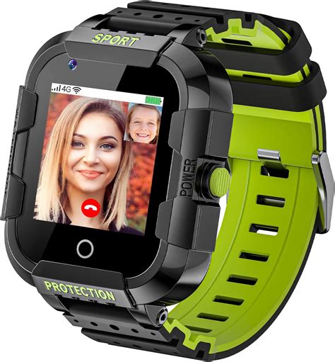 Laredas 4G Kids GPS Tracker Watch -No SIM Card,IP67 Waterproof 2 Way Call Video & Voice Chat SOS ...