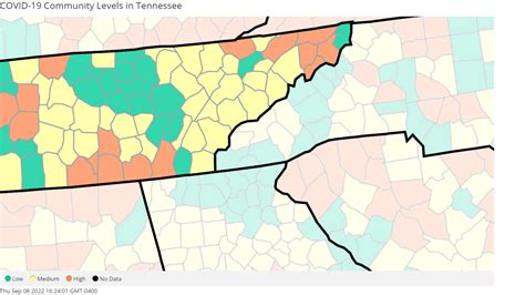 CDC: Most East Tennessee counties back to 'medium' COVID-19 level