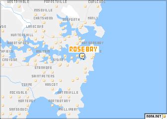 Rose Bay (Australia) map - nona.net