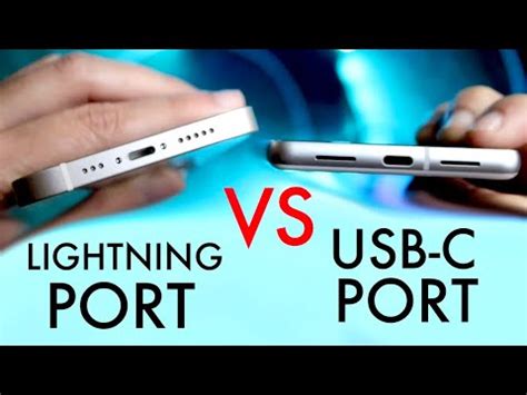 Lightning Vs USB-C! (Comparison) (Review) - YouTube