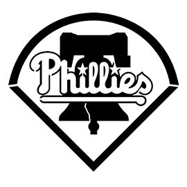 MLB - Philadelphia Phillies Logo Stencil | Free Stencil Gallery