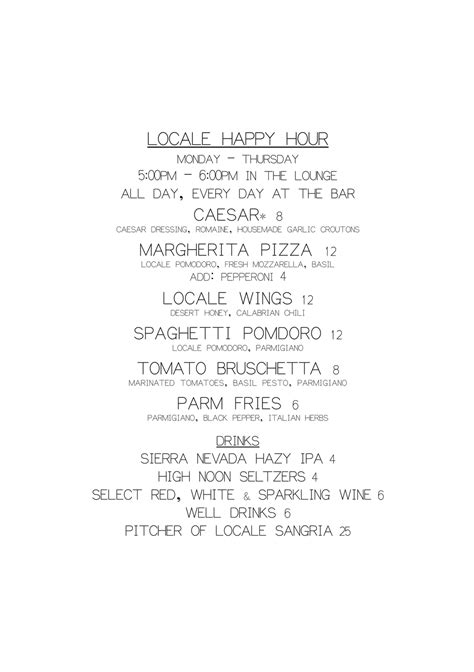 Locale Italian Kitchen - Homemade Italian Cuisine & Craft Cocktails