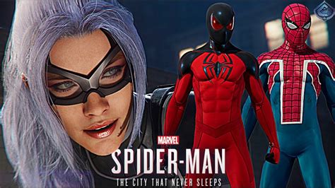 Spider-Man PS4 - New Black Cat DLC Details! New DLC Suits REVEALED! - YouTube