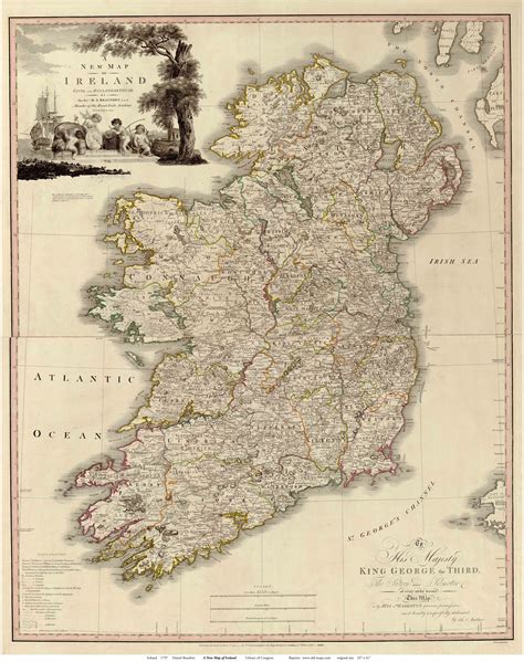 Old Maps of Ireland-Prints