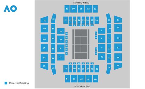 Australian Open Seating Map / Australian Open Quarterfinal Singles Evening Session Tickets Wed ...