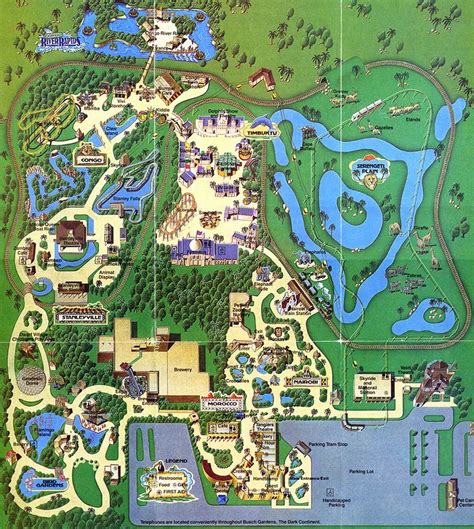 Busch Gardens Christmas Town Map - Beautiful Insanity