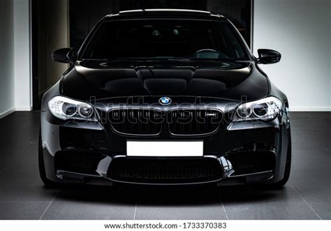 Bmw M5 F10 Black Front Shot Stock Photo 1733370383 | Shutterstock