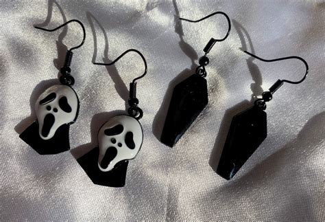 Halloween Charm Earrings Halloween Cute Earrings Jewelry - Etsy