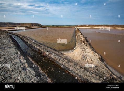 Sea salt production, Salinas de Janubio, Canary Islands, Lanzarote, La ...