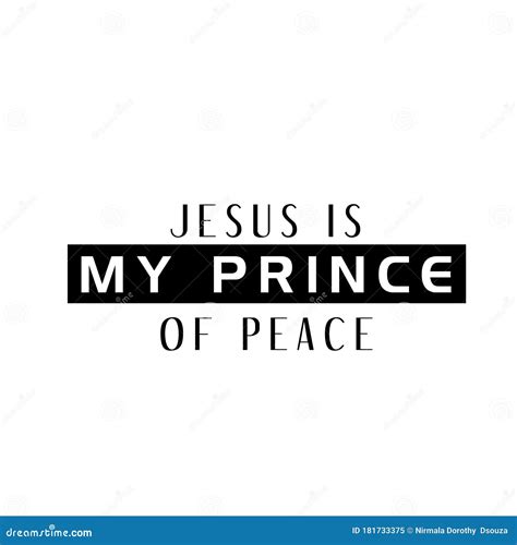 Jesus, Prince Of Peace Text Royalty-Free Stock Image | CartoonDealer ...