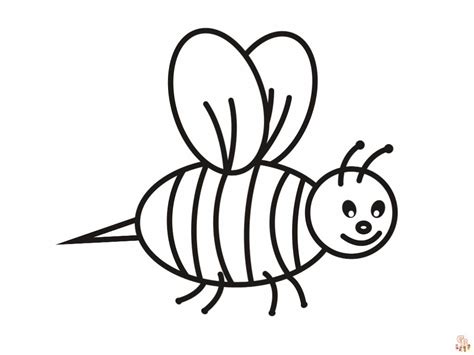 Bee Coloring Pages - Explore the World of Bees with GBcoloring