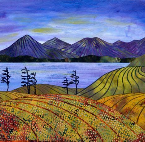 Linear landscapes | Landscape art quilts, Landscape artist, Landscape