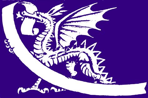 Clipart - Purple Dragon