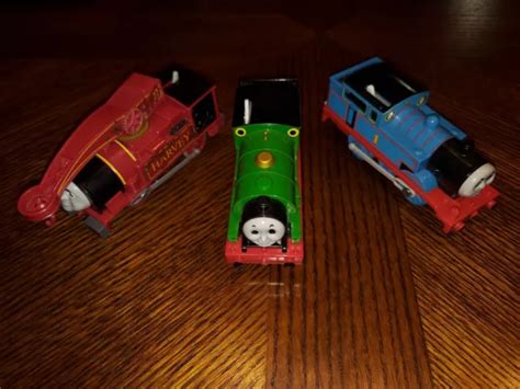 THOMAS THE TANK Engine Percy Harvey Lot of 3 Mechanical Battery ...