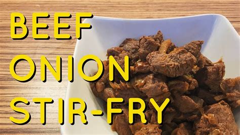 Beef Stir-Fry With Onions | Quick & Easy Rump Steak Stir-Fry - YouTube