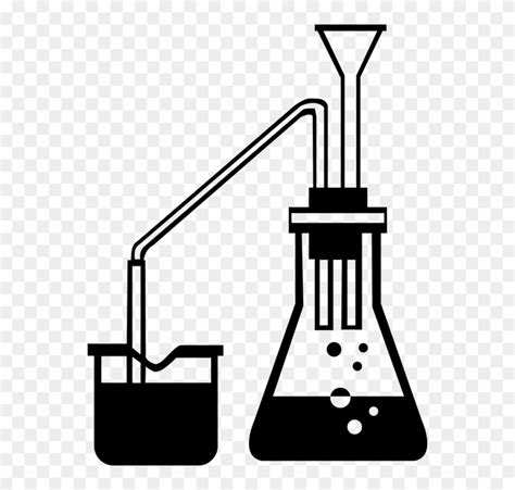 Chemistry Clip Practical - Chemistry Clipart Black And White Png - Free ...