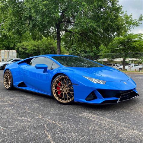 Lamborghini Huracan Evo Blue ANRKY AN10 Wheel | Wheel Front