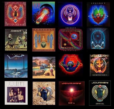 picture of all the journey albums | Journey Albums by TeeStall Journey ...