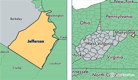 Map Of Jefferson County Wv - Cities And Towns Map