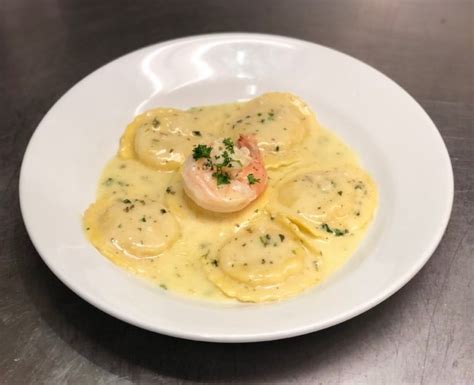 Shrimp Scampi Ravioli Recipe | Barn Door Restaurant