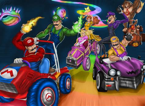 Mario Kart: Double Dash!! - Rainbow Road by Tycony23 on DeviantArt