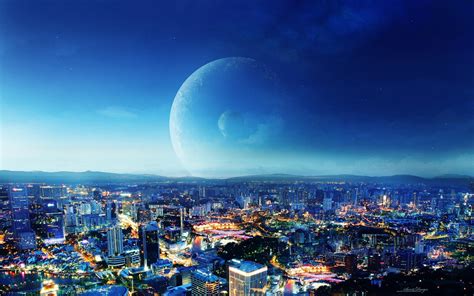 Anime Night City HD Wallpapers - Wallpaper Cave