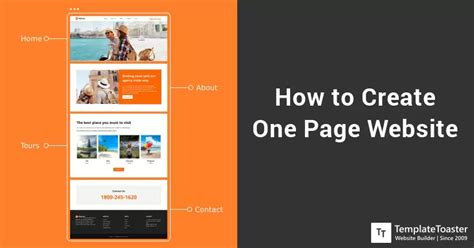 How to Create One Page Website: Tutorial for Beginners - TemplateToaster Blog