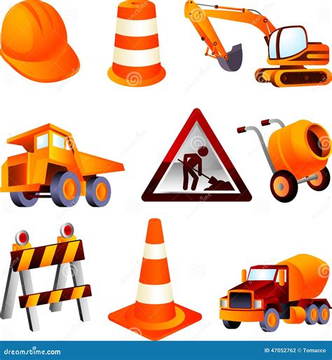 Construction Equipment Cartoon Vector | CartoonDealer.com #34992395