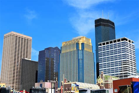 Downtown Skyline of Minneapolis, Minnesota - Encircle Photos