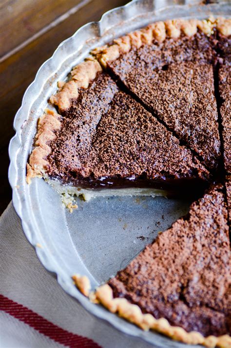 Chocolate Chess Pie Recipe - Something Swanky