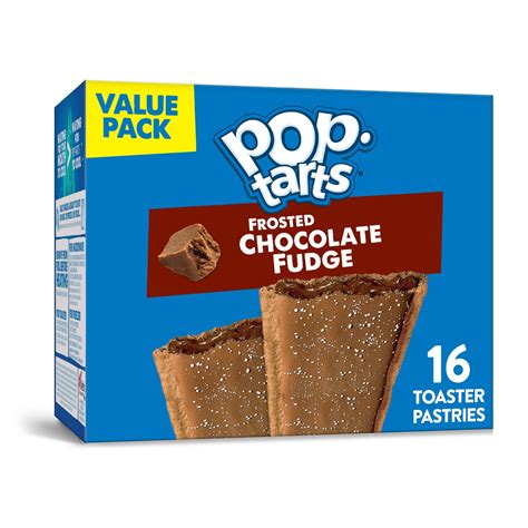 Pop Tarts Frosted Chocolate Fudge Toaster Pastries, 27 oz, 16 Count ...