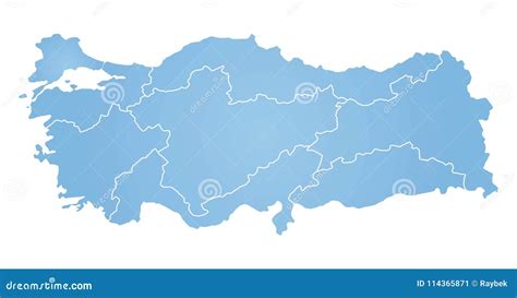 Map of Turkey stock illustration. Illustration of symbol - 114365871