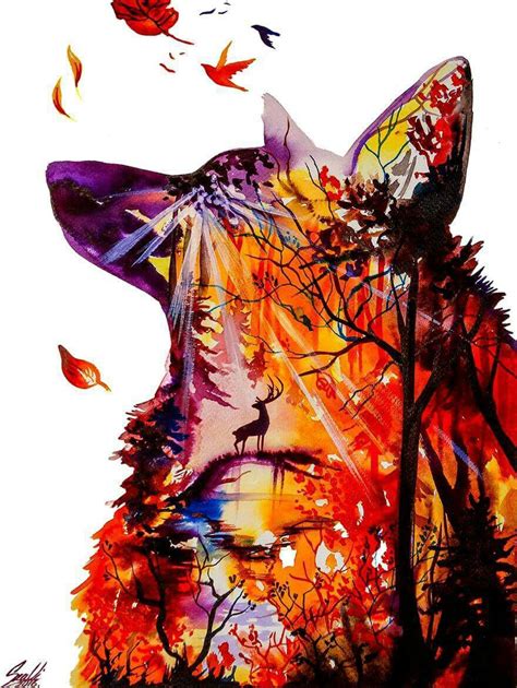 Pin by Helena Smy on Ilustrações | Watercolor paintings of animals, Animal paintings, Art