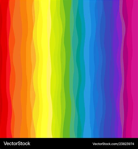 Vertical wavy rainbow background Royalty Free Vector Image