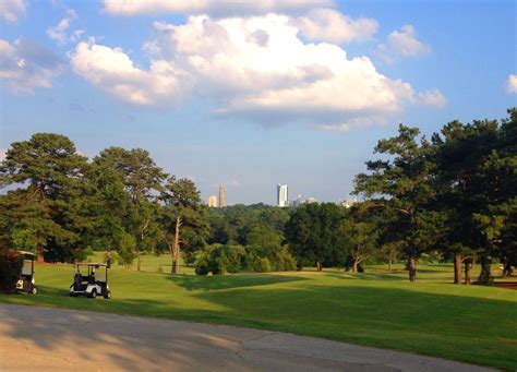 Beautiful afternoon overlooking the golf course at Chastain Park! Buckhead skyline in the ...