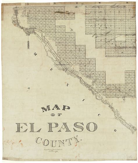 Map of El Paso County – Legacy of Texas