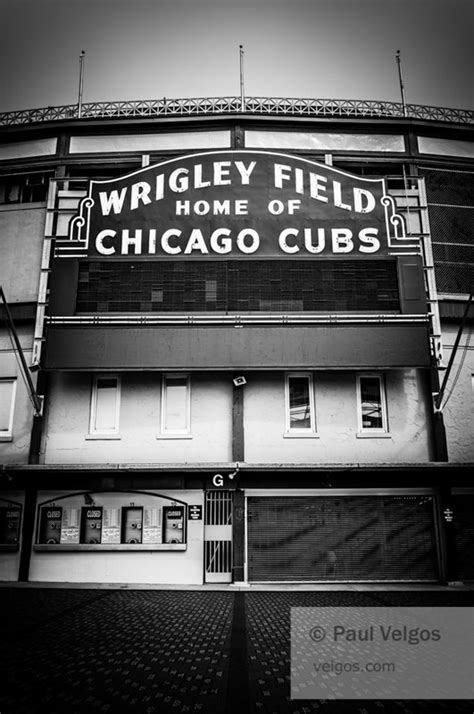 Wrigley Field Sign Print Chicago Cubs Sign Wall Art Large - Etsy