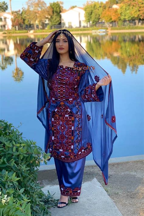 Balochi Design Three-Piece Dress | Afghan clothes, Evening dress fashion, Beautiful pakistani ...