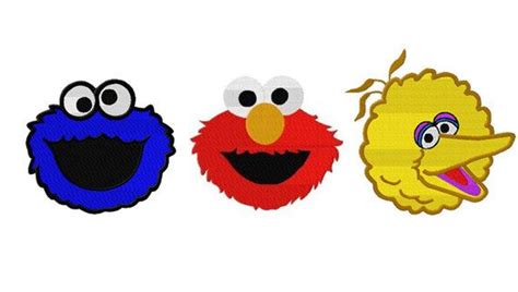 19+ Sesame Street Embroidery Designs - Pues Sise Parezen