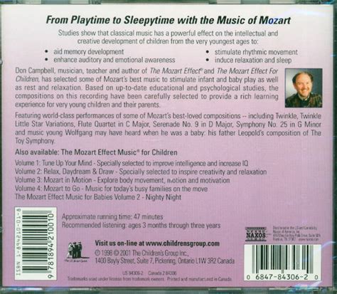 Mozart Effect Music for Babies CD