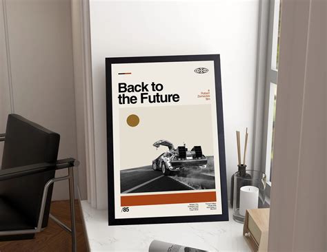 BACK To The FUTURE Movie Poster - Back To The Future Poster Designed ...