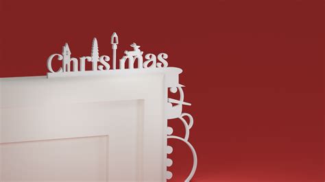 Christmas Door Trim Corner 40 - Christmas and Snowman (Christmas ornament) by MaxT | Download ...